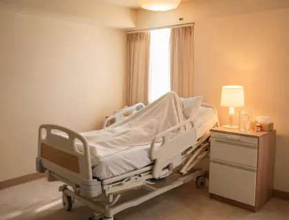Long-term care bedroom